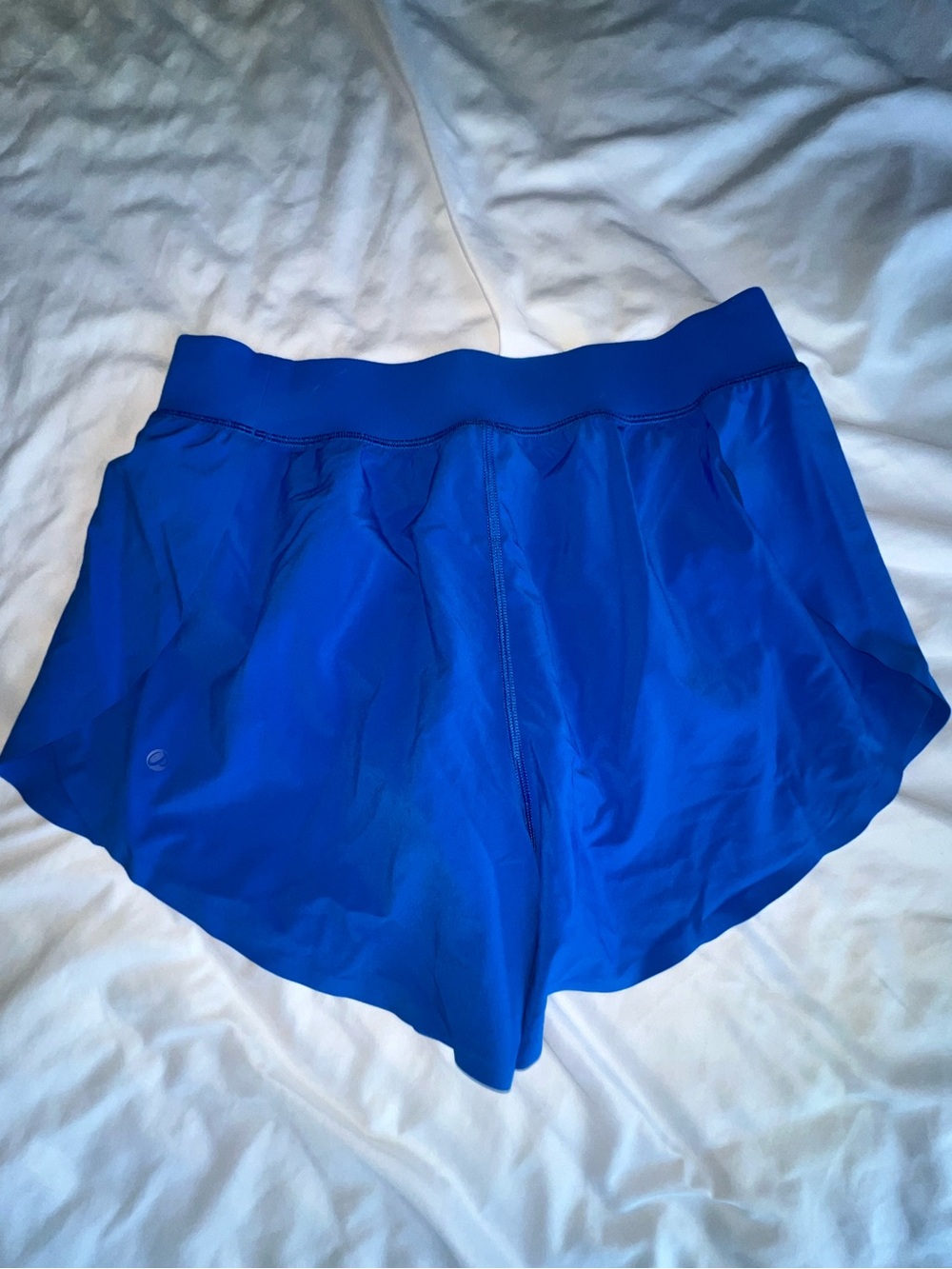 CRZ YOGA Women's Electric Blue Athletic Shorts